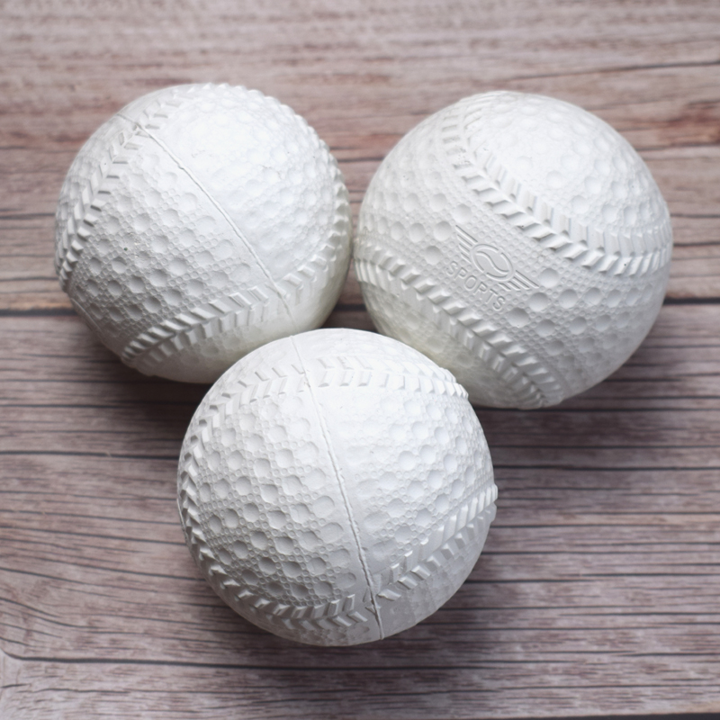 Balle de Baseball en caoutchouc souple pour débutant, 1 pièce, sécurité pour enfants, jeunes hommes et femmes, entraînement sûr, 3 tailles au choix