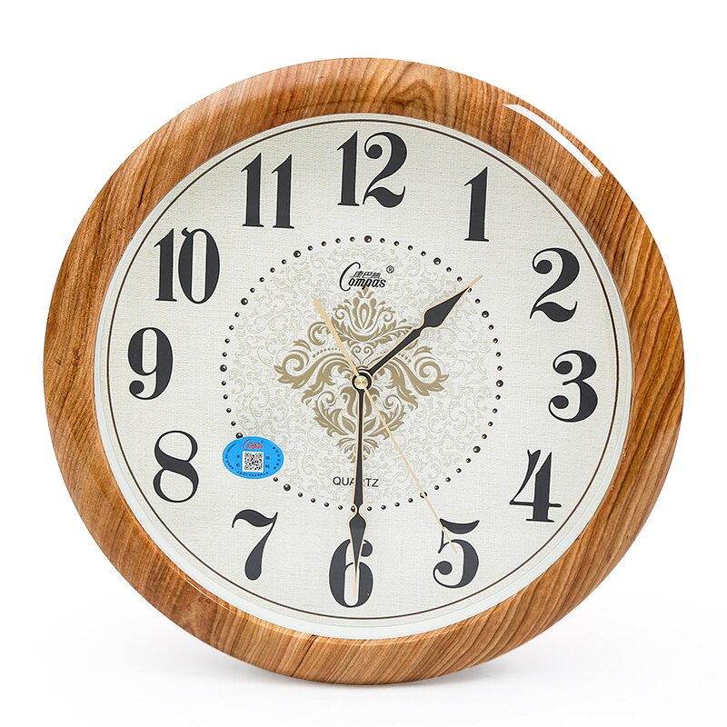 Large Wall Watch Clock Mechanism Living Room Bedroom Silent Clocks Wall Home Decor 15 Inch Chinese Relogio De Parede FZ268: A