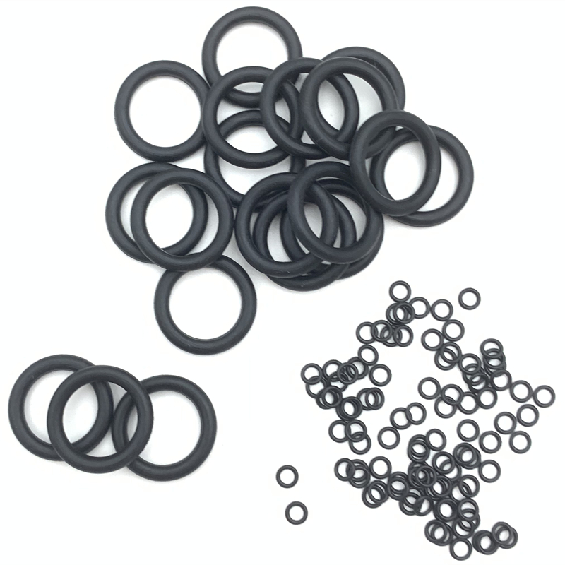 50pcs NBR O Ring Seal Gasket Thickness CS 1.2mm ID 1.2-26MM Nitrile Butadiene Rubber Spacer Oil Resistance Washer Round Shape