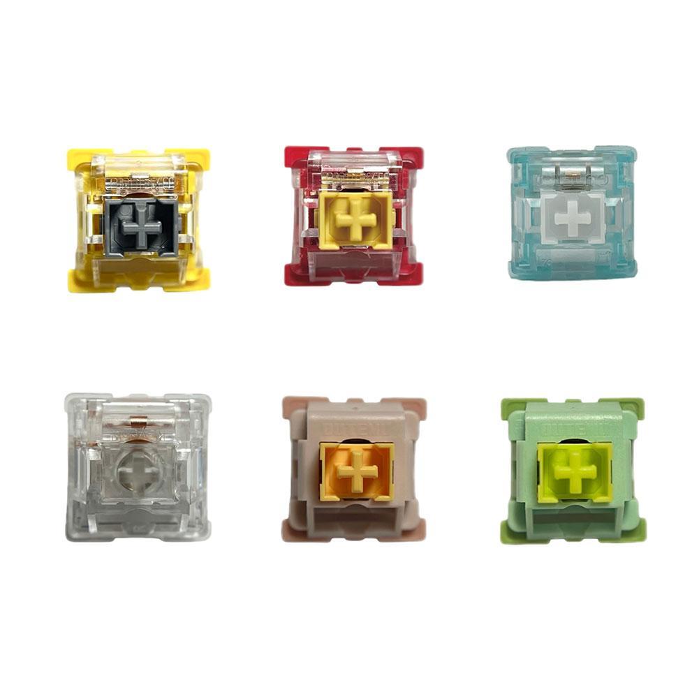 10pcs Outemu Switches Mechanical Keyboard Switch Silent Clicky Linear Tactile Similar Holy Panda Switch Lube RGB Gaming MX Switc