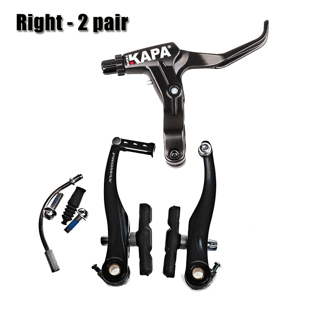Taiwan PROMAX V Brake Set KAPA Brake Lever 22.2mm Handle Caliper Kit Aluminium Alloy Mountain Bike Accessories Parts Bicycle: Right - 2 pair