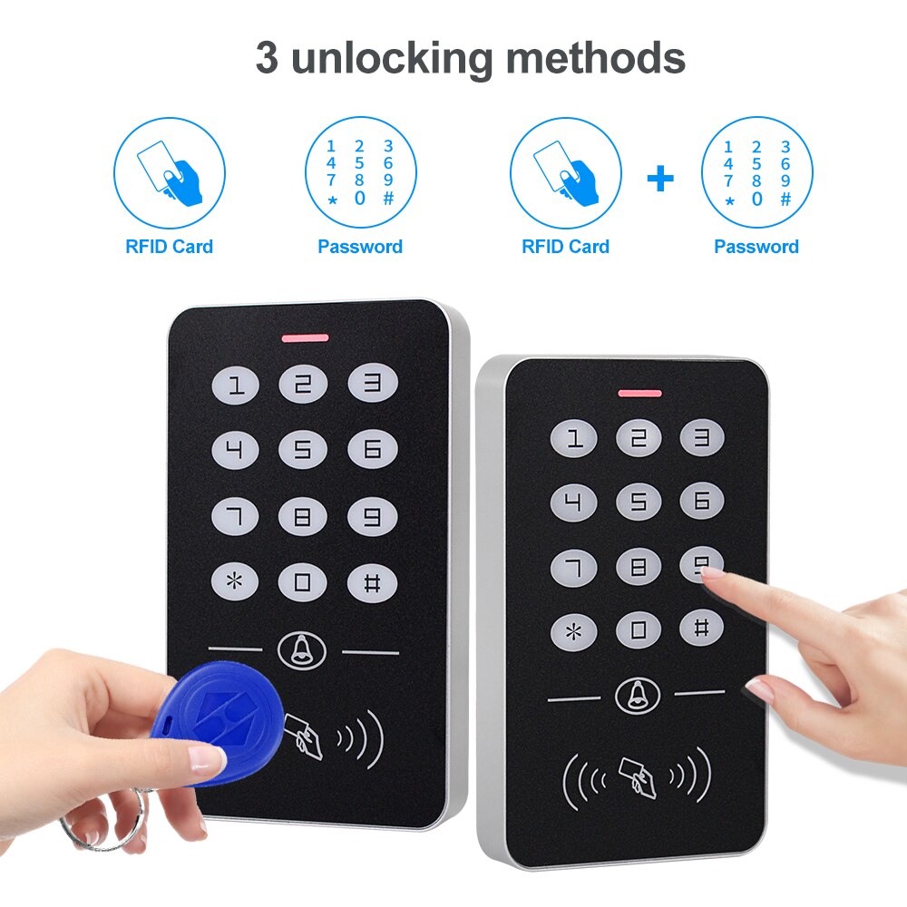 RFID Access Control Keypad Waterproof Cover Rainproof Outdoor RFID