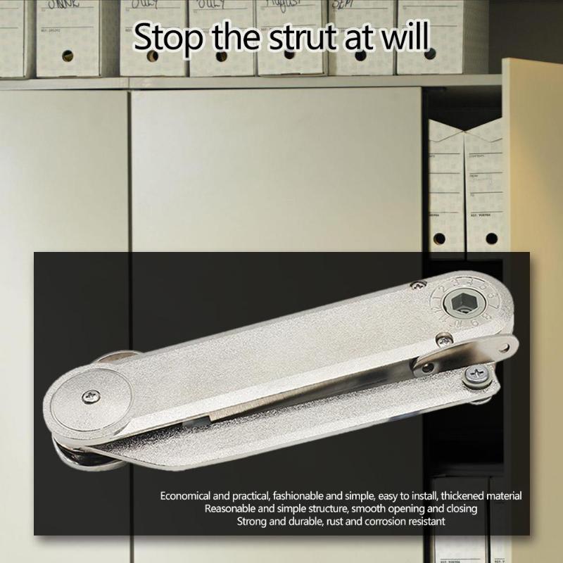 Randomly Stop Hinges Kitchen Cabinet Zinc Alloy Door Adjustable Lift Stay Support Bar Conveninently and Simple Installation