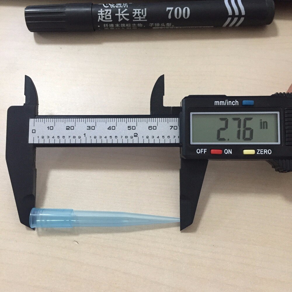 1000 stks/partij Algemene doeleinden blauw 1000ul/1 ml Pipet tips Transferpettor zuigmond Lab Verbruiksartikelen