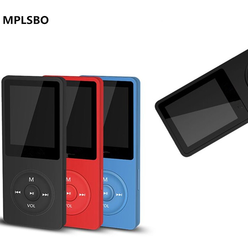 MPLSBO HiFi 8 GB MP4 giocatore con 1.8 pollice Tft mp3 supporto TF/SD carta Radio FM Registrazione Vocale Portatile sport musica giocatore