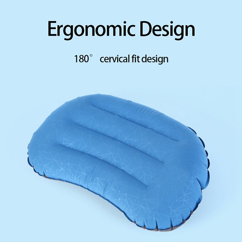 Inflatable Camping Pillow Ultralight Inflatable Pillow Camping Pillow For Camping Hiking Backpacking Mountaineering Retail