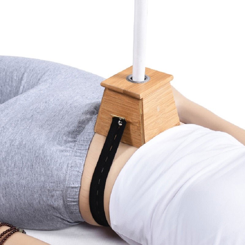 Bambus moxa brænder moxibustion boks akupunktur rullepind holder hals arm krop akupunkt massage moxibuting terapi enhed