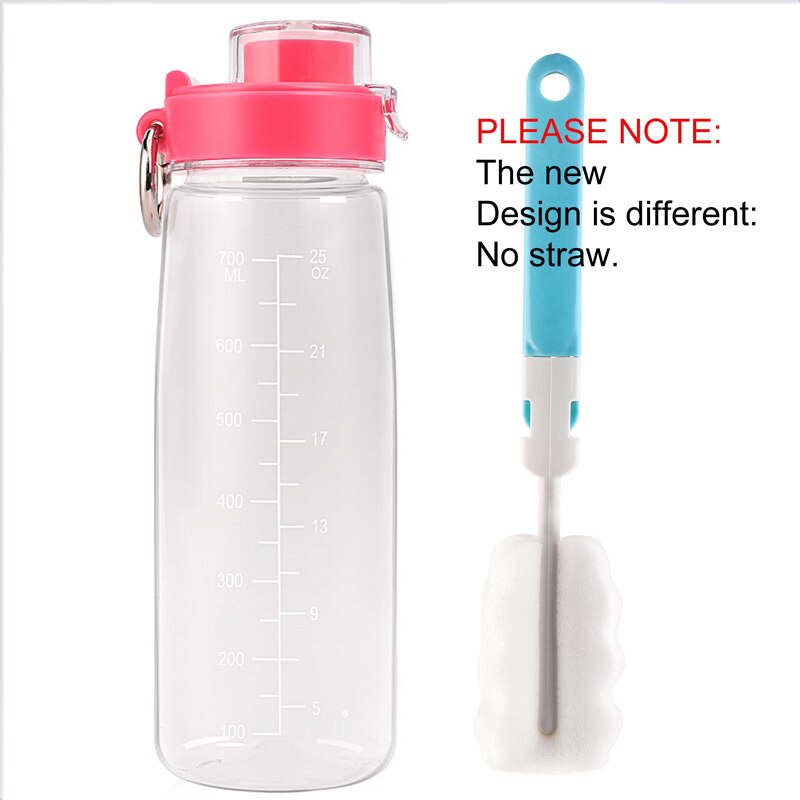 Flaschen- Freude 0.7L wasser flasche mit strohhalm trinken Tritan bpa frei freundlicher wasser Filter flaschen freundlicher Griff mein Fitnessstudio Kunststoff flasche