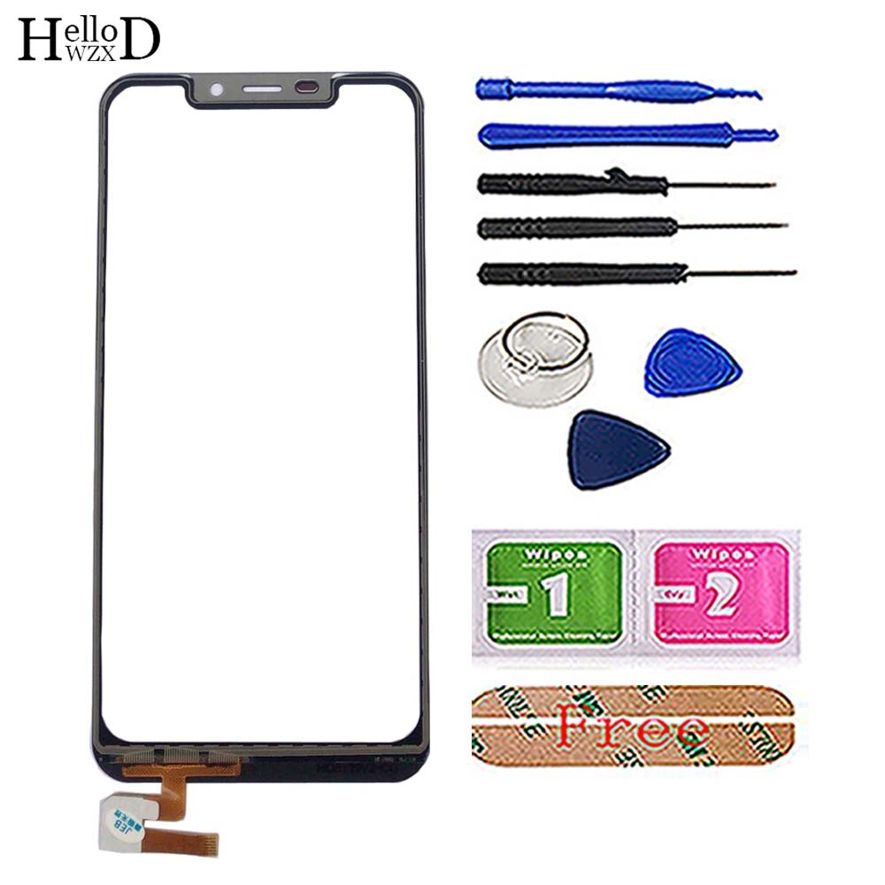 Touch Screen Glass For Oukitel C12 / C12 PRO Touch Screen Panel Digitizer Front Glass Lens Sensor Mobile Phone Tools Accessories