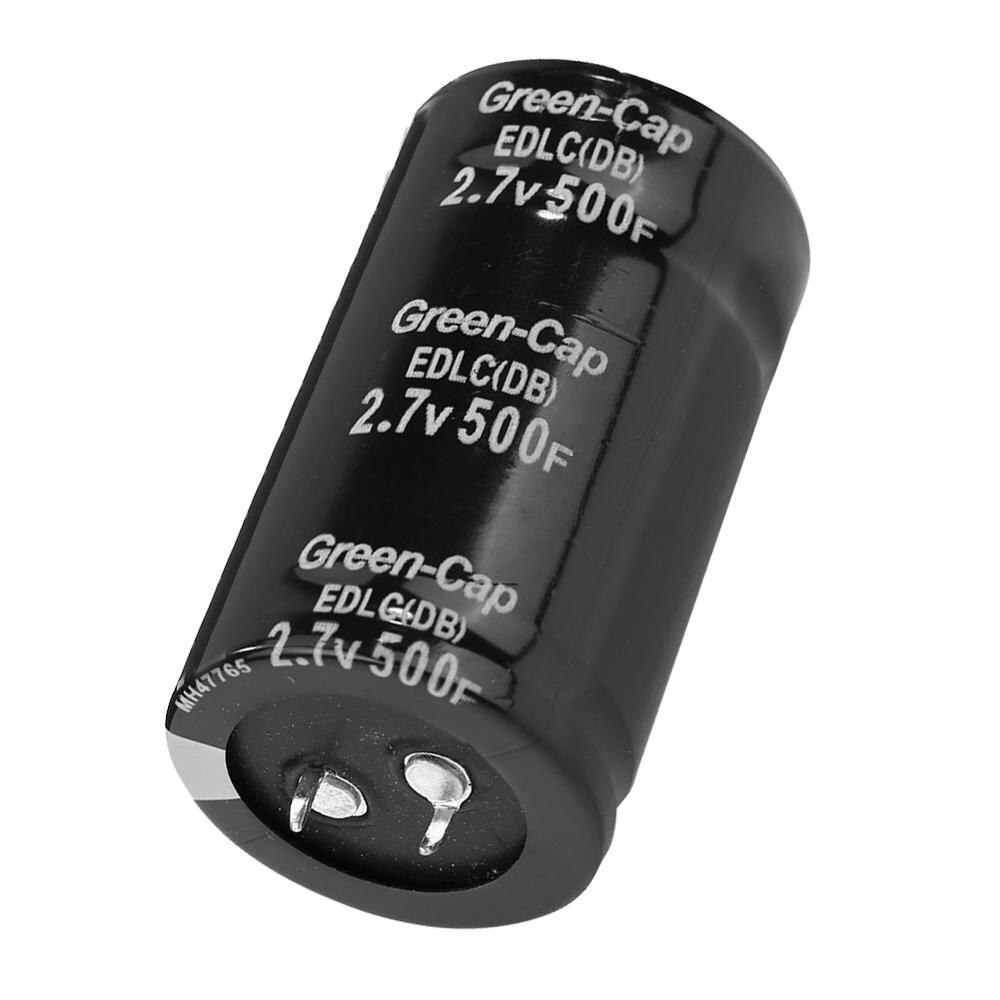 Capacitor farad 2.7 v 500f 35*60mm capacitores através do furo de uso geral capacitores acessórios de circuito capacitor eletrolítico