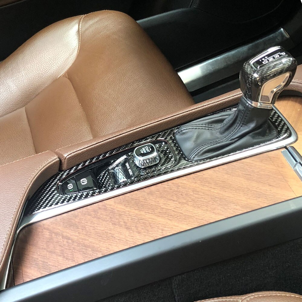 Voor Volvo V60 S60 XC60 Auto Interieur Center Console Beschermende Film Anti-Kras Reparatie Film Carbon Fiber Auto Accessoires refit