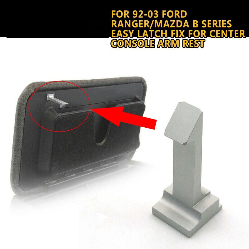 Latch Fixed Center Console Handrail Arm Rest Fit For Ford Ranger 1992-2003 Aluminum Armrest Latch