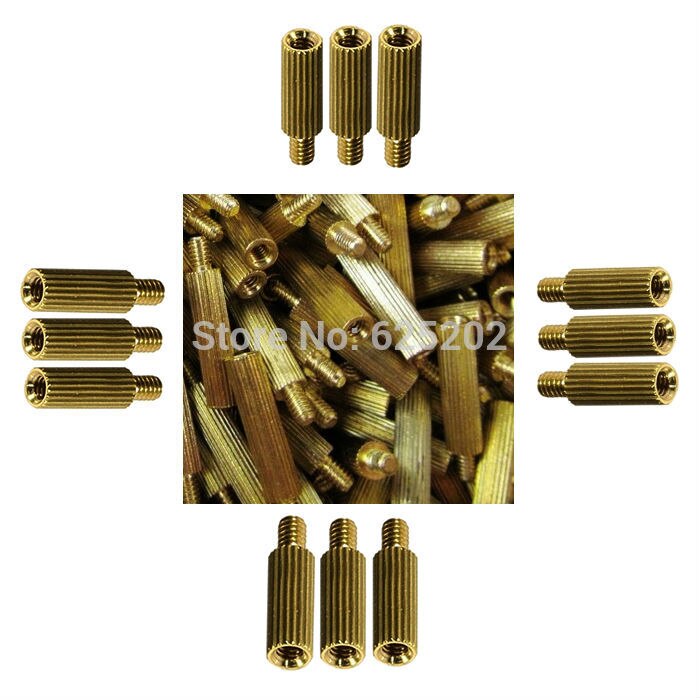 M2X 8+3 Copper Cylinder for CCTV Camera Board Installation and use