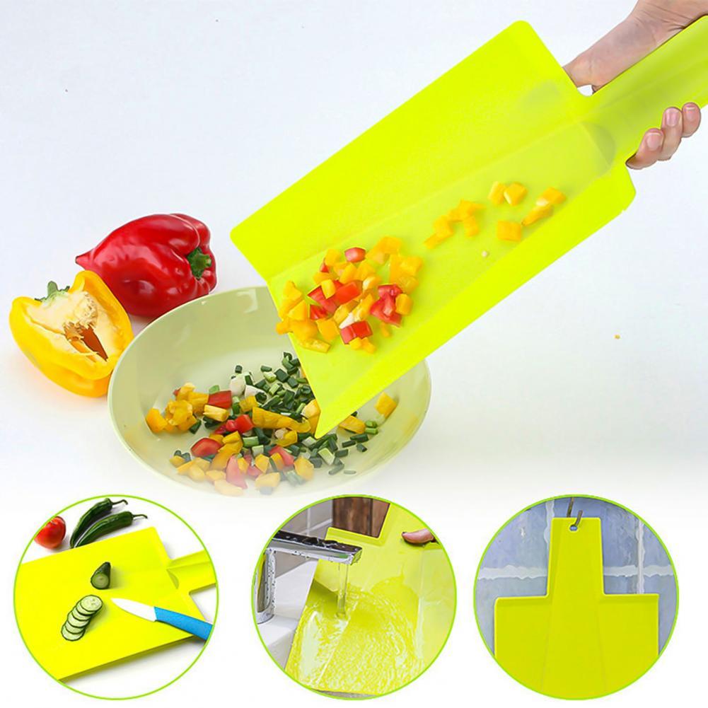 Useful Chopping Board Innovative Washable Food Grade Multifunctional Handle Board Foldable Chopping Block