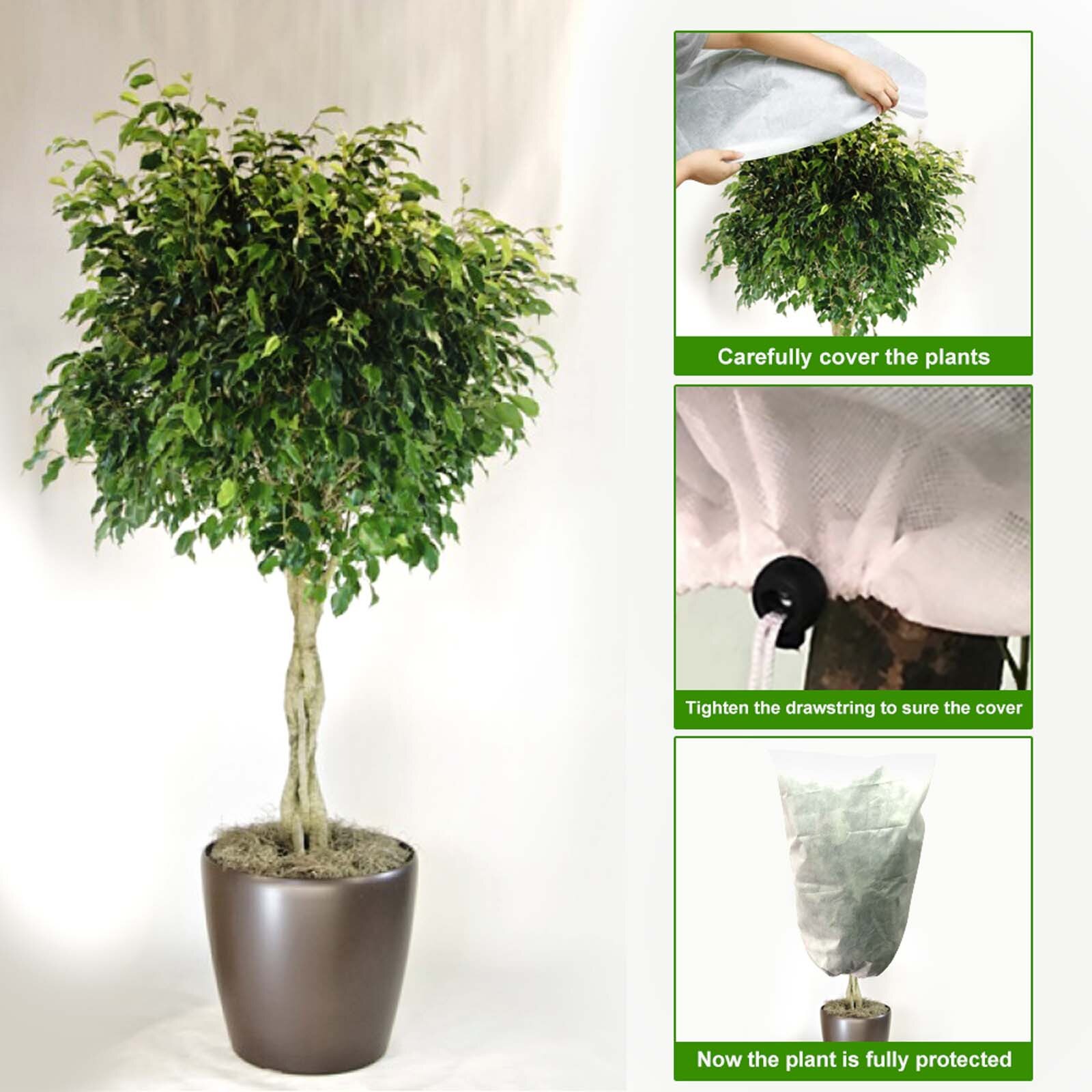 Newly Plant Cover Winter Warm Cover Tree Shrub Plant Protecting Bag Frost Protection For Yard Garden Plants Small Tree