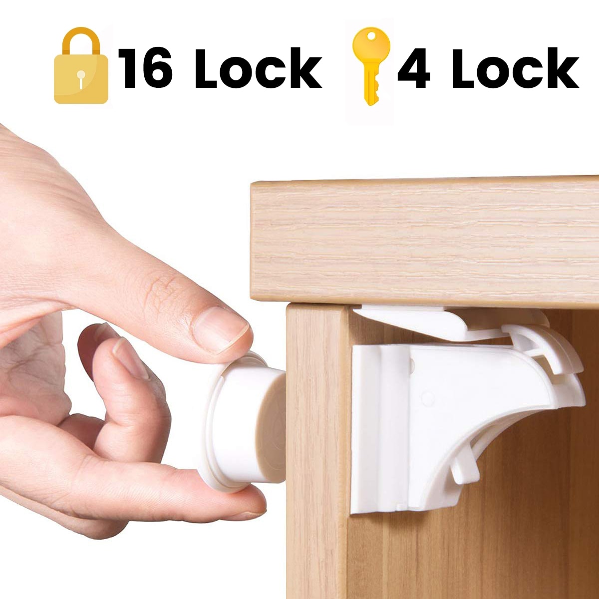 Magnetische Kind Lock 4-12 Sloten + 1-3key Baby Veiligheid Baby Beveiligingen Kast Deurslot Kids Lade Locker Beveiliging onzichtbare Sloten