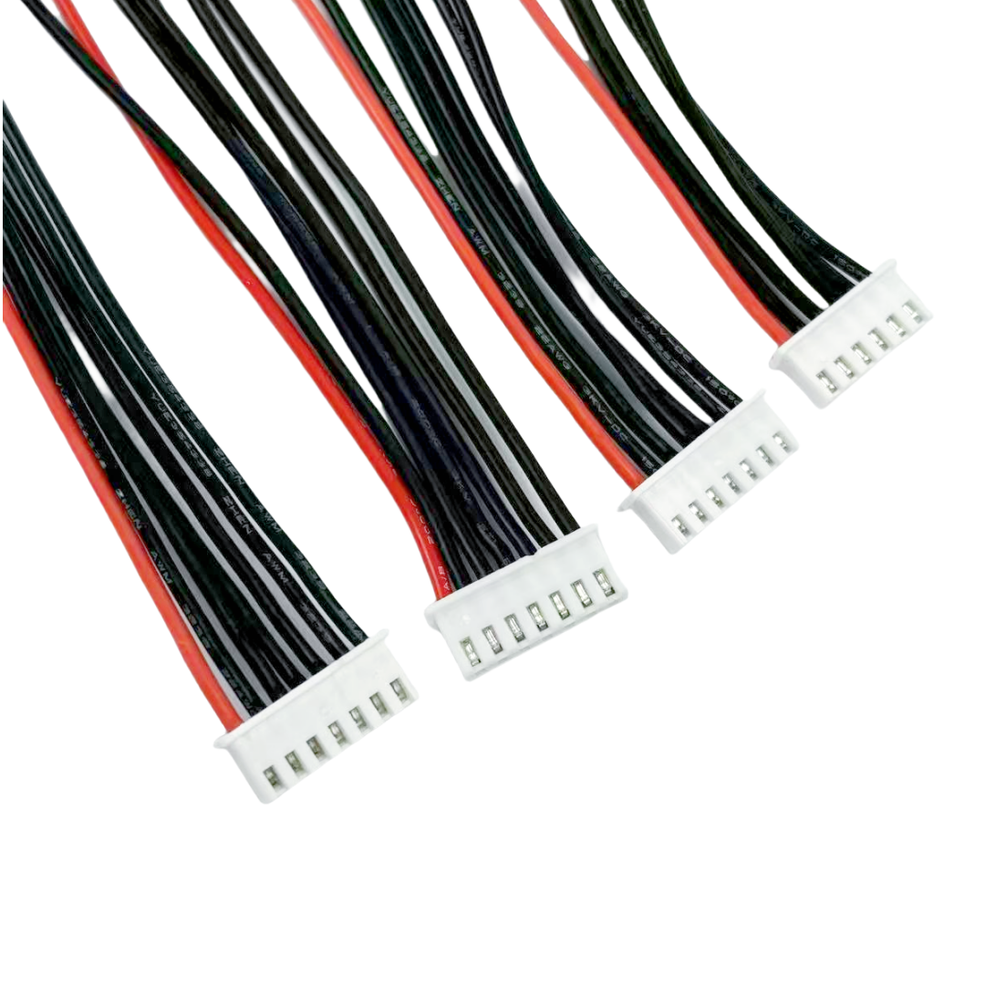 10 stuks/lot 1s 2s 3s 4s 5s 6s 7s 8s lipo batterij balanceerlader kabel imax  b6 connector stekker draad 30 20 15 10cm enkelkoppige draad