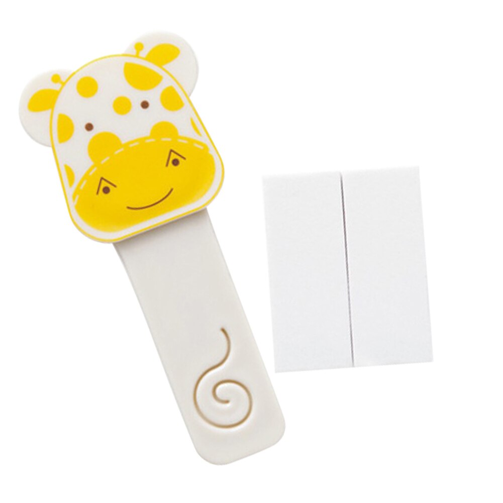 Mignon dessin animé toilette couverture dispositif de levage salle de bain couvercle poignée autocollant siège sanitaire accessoires J2Y