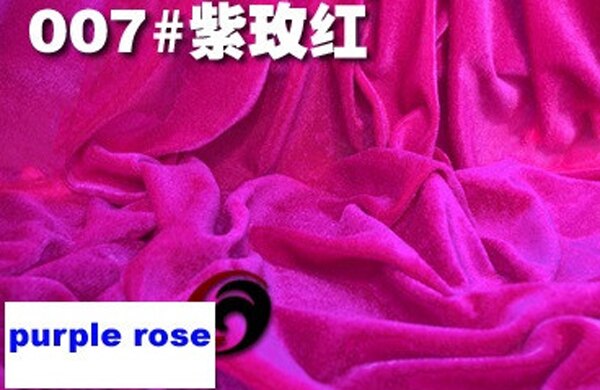 50cm*160cm sofa stol betræk blødt fløjl materiale vinter dekorere pleuche flannel stof tekstil: 007 lilla rose