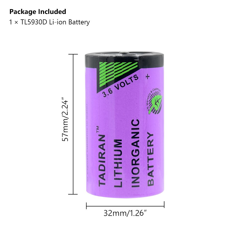 19000mAh D Cell Batteries TL-5930 Size D 3.6V Lithium PLC Battery Industrial For Plc Controller Am1 Lr20 D Cell RF System