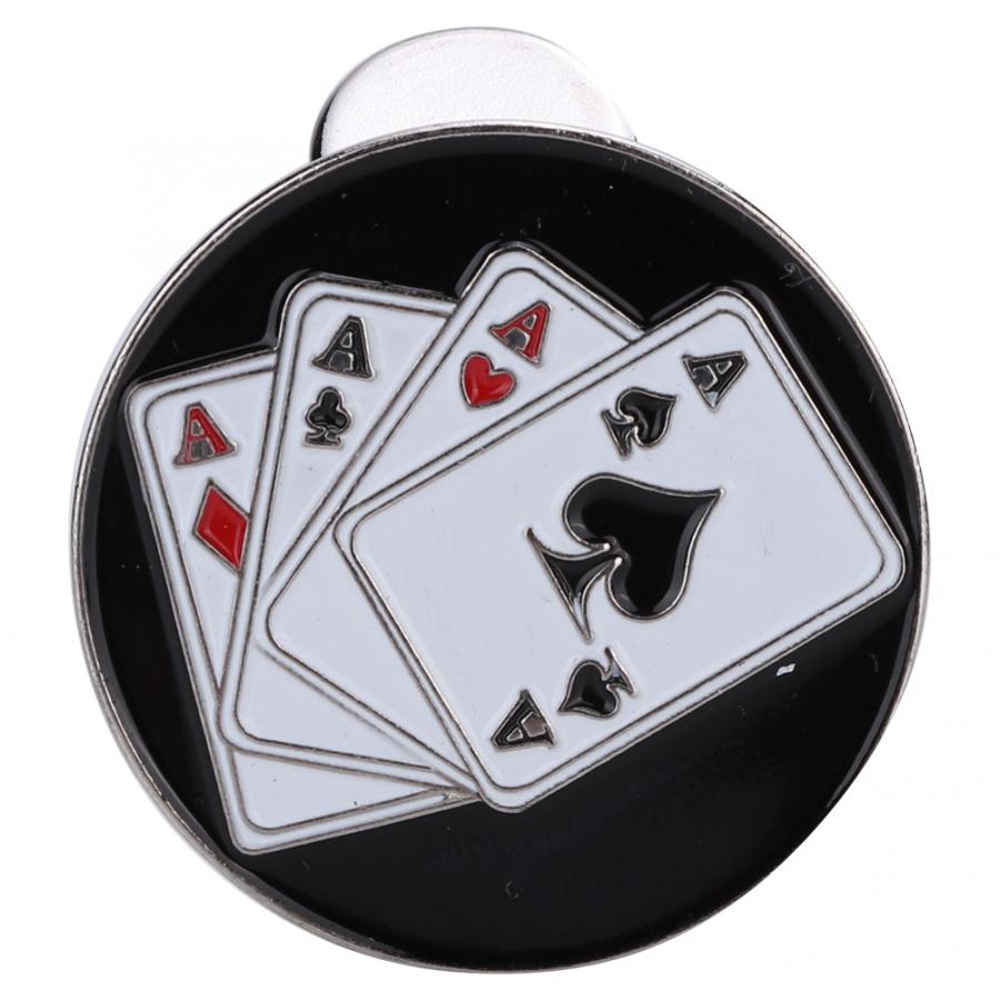 Metal Magnetic Cap Hat Visor Clip Ball Hat Cap Accessory Multiple Patterns Visor Clip Ball Maker: L