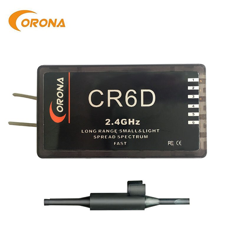 Corona-Módulo de bricolaje CT8Z (DSSS), 2,4 Ghz, con receptor CR8D CR6D CR4D CR3D: Single CR6D