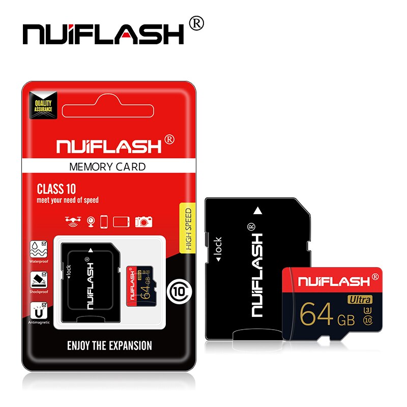 Real Capacity Micro SD card 64GB 32GB TF Flash card Class 10 8gb 4gb High speed Memory Cards 16GB flash card map retail package