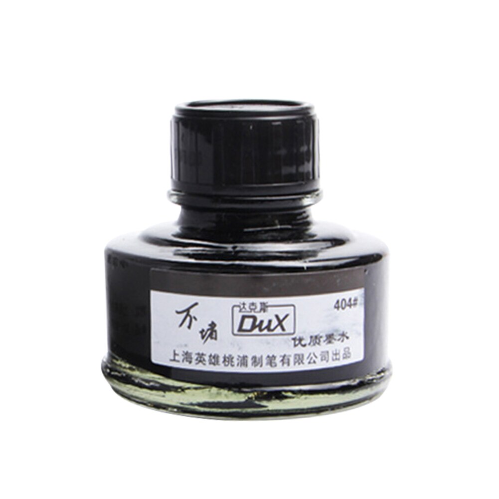50ML Smooth Writing Fountain Pen Ink Glass Bottle Student School Office Supplies Pen And Ink For Students: black
