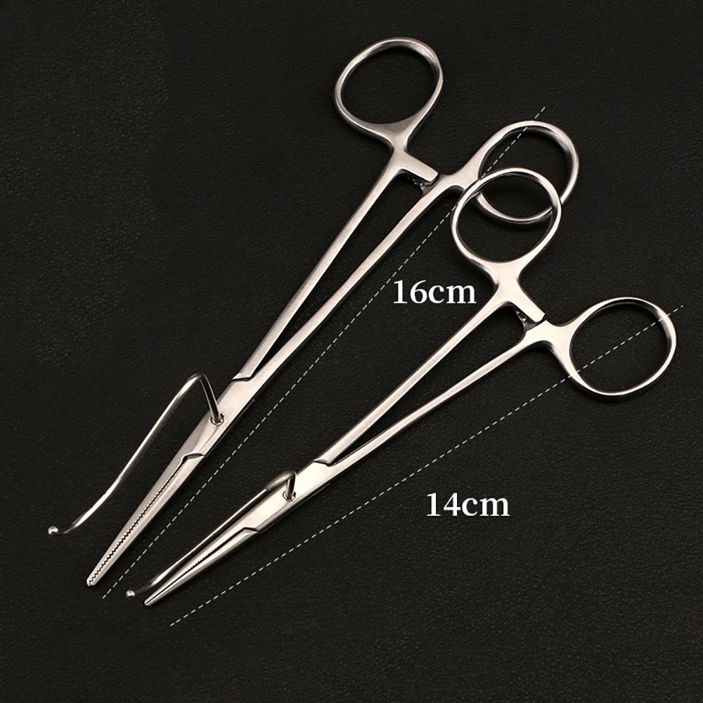 Pince de stérilisation professionnelle pour chien, 1 pièce, en acier inoxydable, 14cm 16cm, écarteur d&#39;ovaires, fournitures de clinique