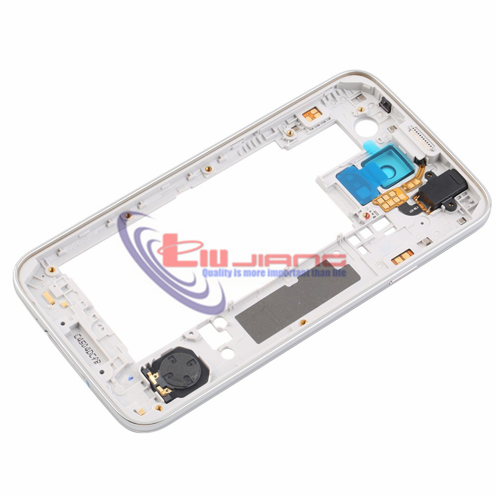 Carcasa central para Samsung S5 mini G800F G900F G900A G900H G900P marco medio bisel trasero piezas de repuesto