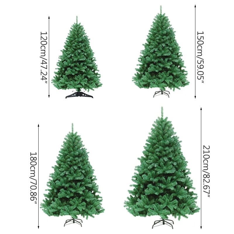 45/60/90/120Cm Encryptie Groene Boom Mini Kunstmatige Kerstboom Decoraties Kerst Decoratie Home Decor