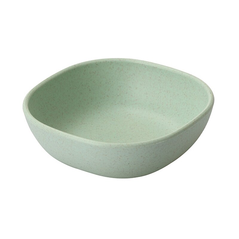 Talerz sałatkowy talerz Sushi z włókna bambusowego zdrowa płyta przyprawowa śliczny wielofunkcyjny talerz na owoce naczynie robić żywności 4 kolor szt./zestaw zestaw Dinnrware