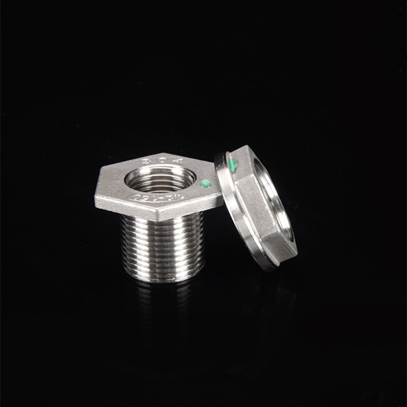 Rvs Watertank Connector 1/4 ''3/8'' 1/2 ''3/4'' 1''female Buisleidingen Moer Jointer Thuis Zwembad aquarium Accessoires