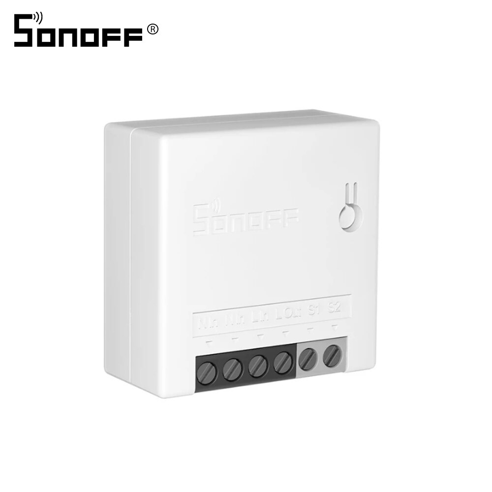 Sonoff  s26/ mini/basic wifi smart socket trådløs stikkontakt eu-e/eu-f/uk/us /au 220v 10a arbejde med google home automation alexa: Sonoff mini