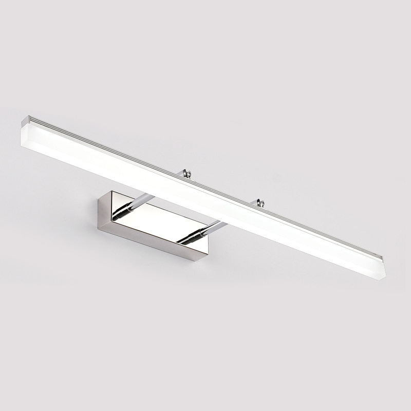 Moderne led spiegel wandlamp badkamer toilet wandlamp 40cm 50cm zwart zilver goud wandlamp kaptafellamp make-up spiegellamp