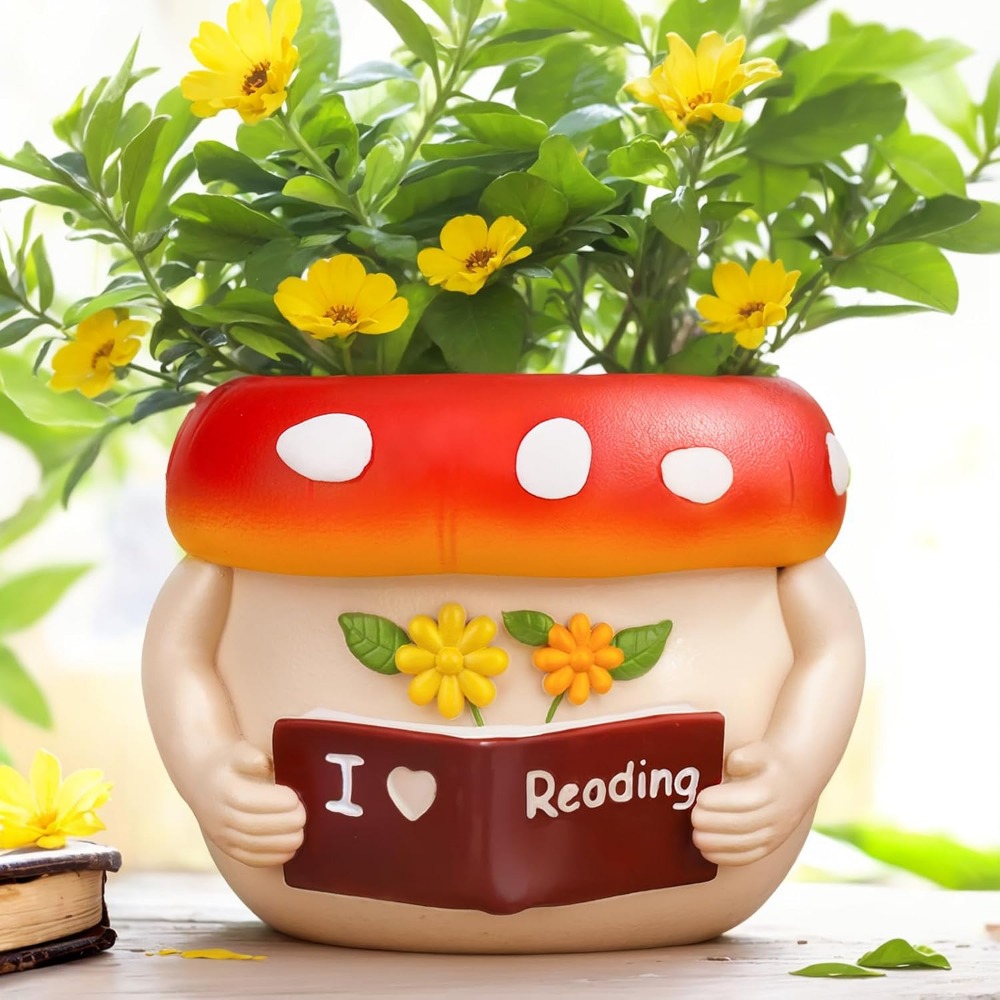Petit pot de plante décoratif en céramique pour plantes d'intérieur et d'extérieur, jardinière de fleurs mignonne, pot succulent, salle plus lente, 2024