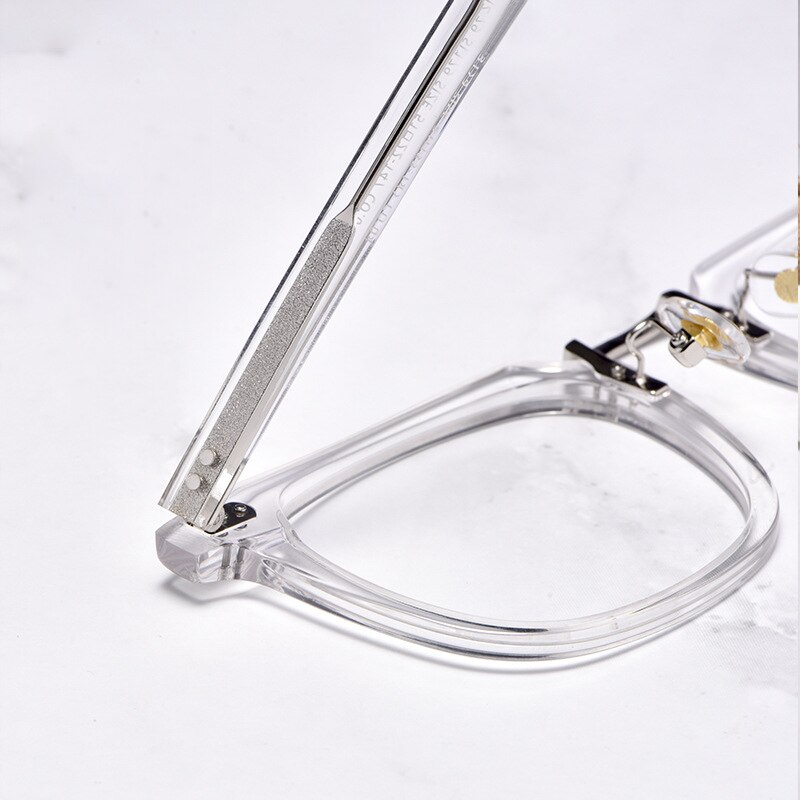Acetate Glasses Frame Men Women Transparent Clear Glasses Optical Myopia Prescription Eyeglasses Eyewear Spectacle Frames Oculos