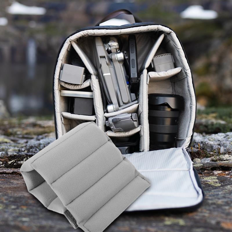 2 Stuks Tas Verdelers Camera Tas Verdelers Afscheiders Camera Compartimenten Verdelers Gewatteerde Insert Bag Organizer Insert Elektronica