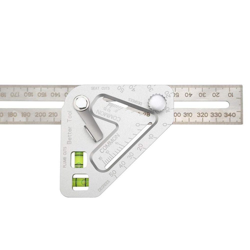 350mm Level Protractor Multifunctional Woodworking Triangle Ruler Angle Ruler Revolutionary Carpentry Tool Measuring Tools