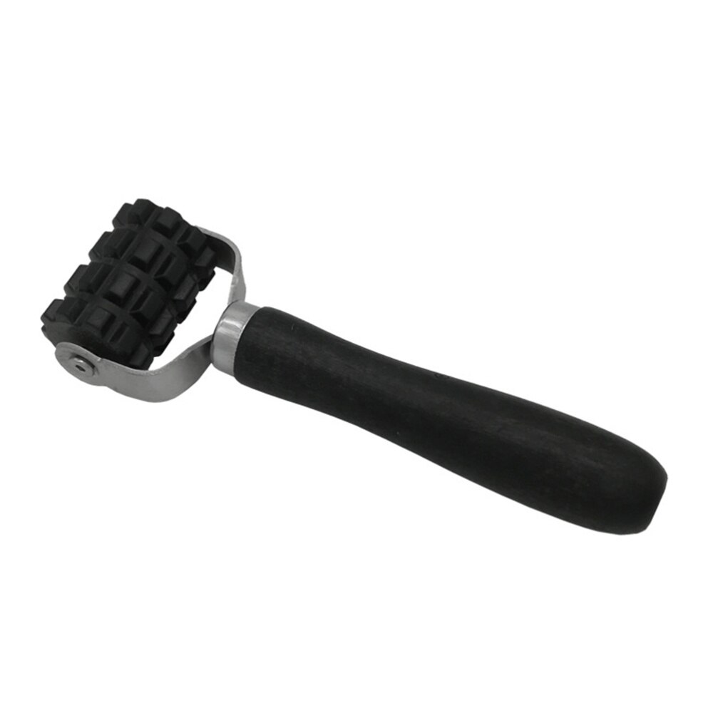 Car Sound Deadener Application Rolling Wheel Rubber Roller Noise Insulation Deadening Reducing Tool (Black)