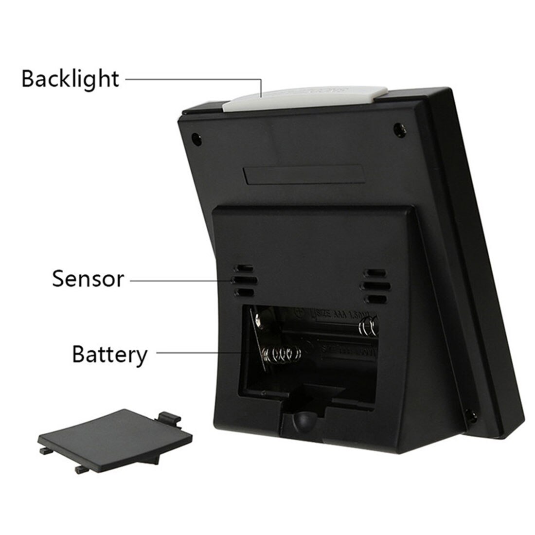 Weather Clock Color Screen Digital Display Thermometer humidity clock Colorful LCD Alarm Calendar Weather Pop