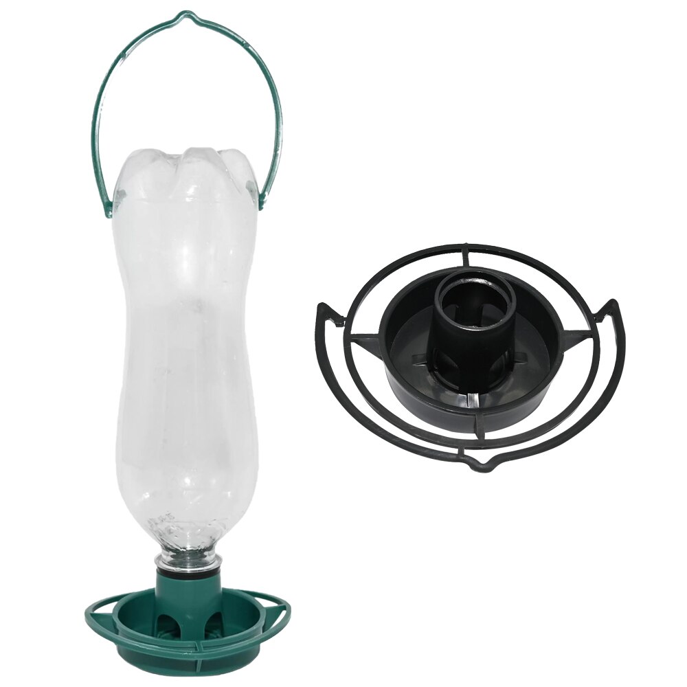 Bird Feeder Outdoor Hanging Feeder Tray Soda Bottle Feed Bowl Pet Feeding Supplies Birds Seed Dispenser Holder Food Container