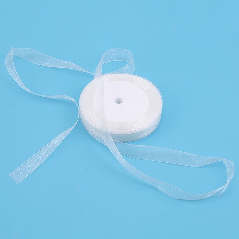 1 set nethoes gaas geweven schoudertas plastic vrouwelijke handgemaakte diy handtas tas accessoires: Wit