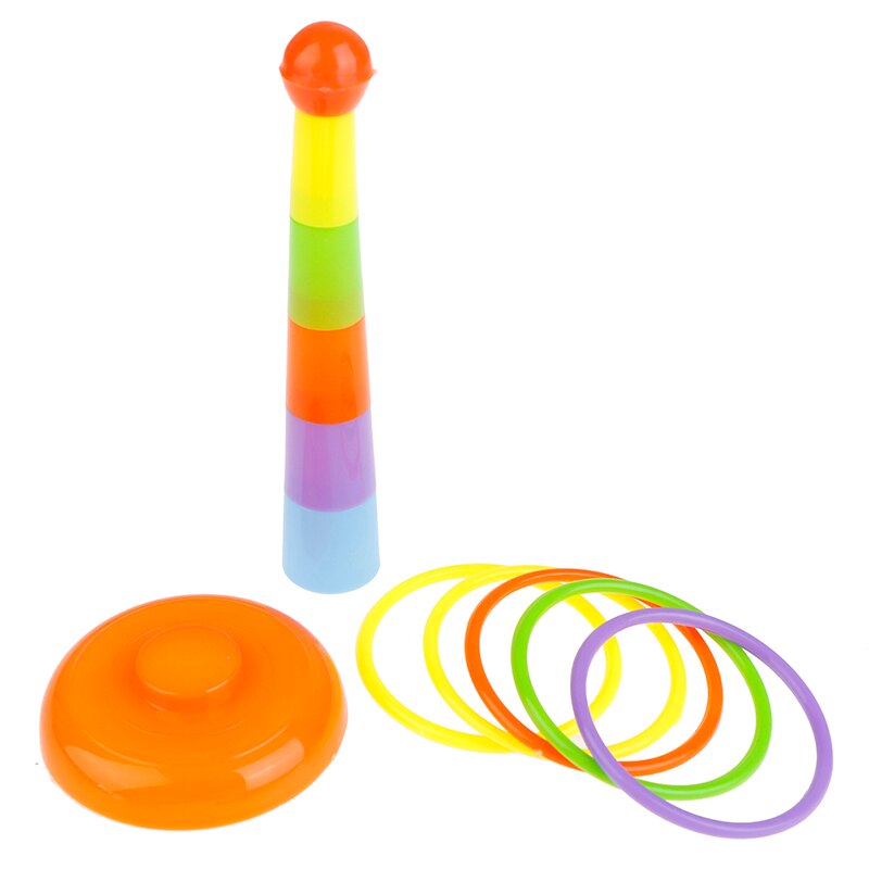 Juego de argolla pequeño, juego de jardín de plástico, juego de piscina, juego de Juguetes Divertidos para niños,