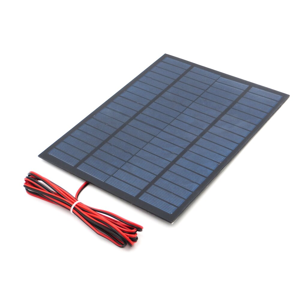 18 V 5 W extend wire Solar Panel Polycrystalline Silicon DIY Battery Charger Small Mini Solar Cell cable toy 18V 5W Volt Watt
