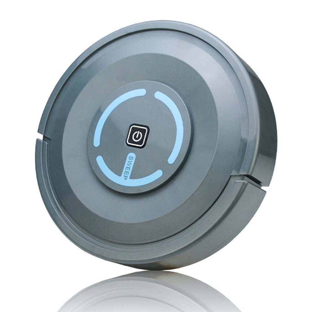 Intelligent sweeping robot Battery models Household automatic wireless cleaning mopping robot ultra-thin and light machine: black KLD001