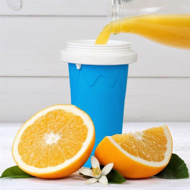 Slushie Maker Cup DIY Homemade Frozen Drink Cup Summer Shake Smoothie Cup Milkshake Juice Ice Cream Drink Cooling Cup