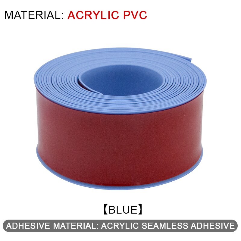 PVC Acrylic Fishes Stick Strip Corner Line Mildew Proof Sealant Tape for Kitchen Stove Sink Self Adhesive Waterproof: Acrylic Blue