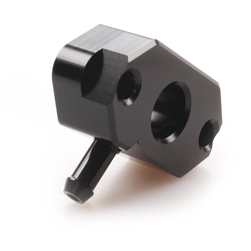 Turbo BOV Vacuum Adapter Boost Tap Metal Turbo Boost Tap Gauge Tap Adapter Vacuum Sensor Car Accessories for Car Engine (Black)