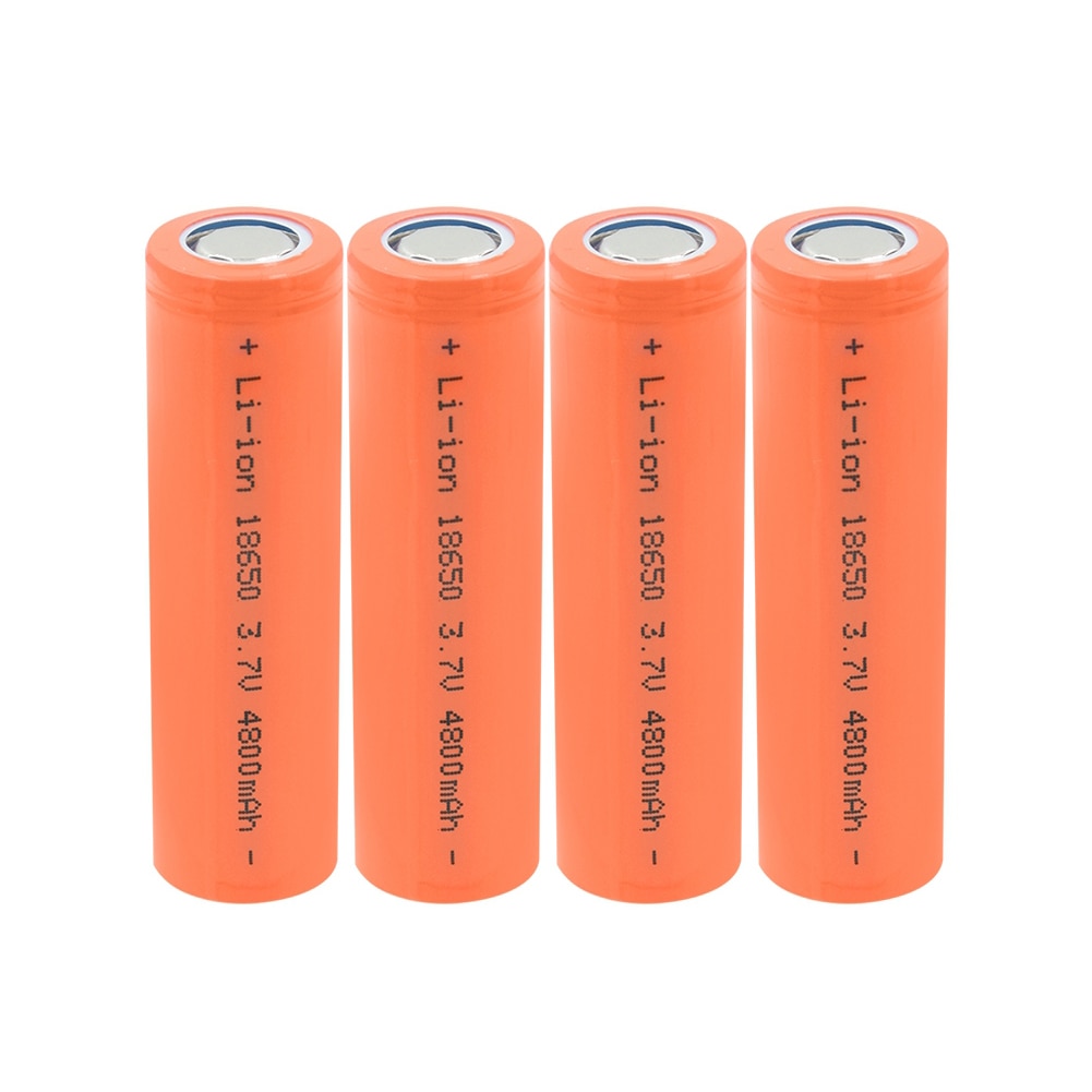 1-10Pcs 18650 Li-Ion Batterij 3.7 V 4800 Mah 18650 Lithium Oplaadbare Batterij Cellen Voor Koplamp Speelgoed zaklamp Batterijen